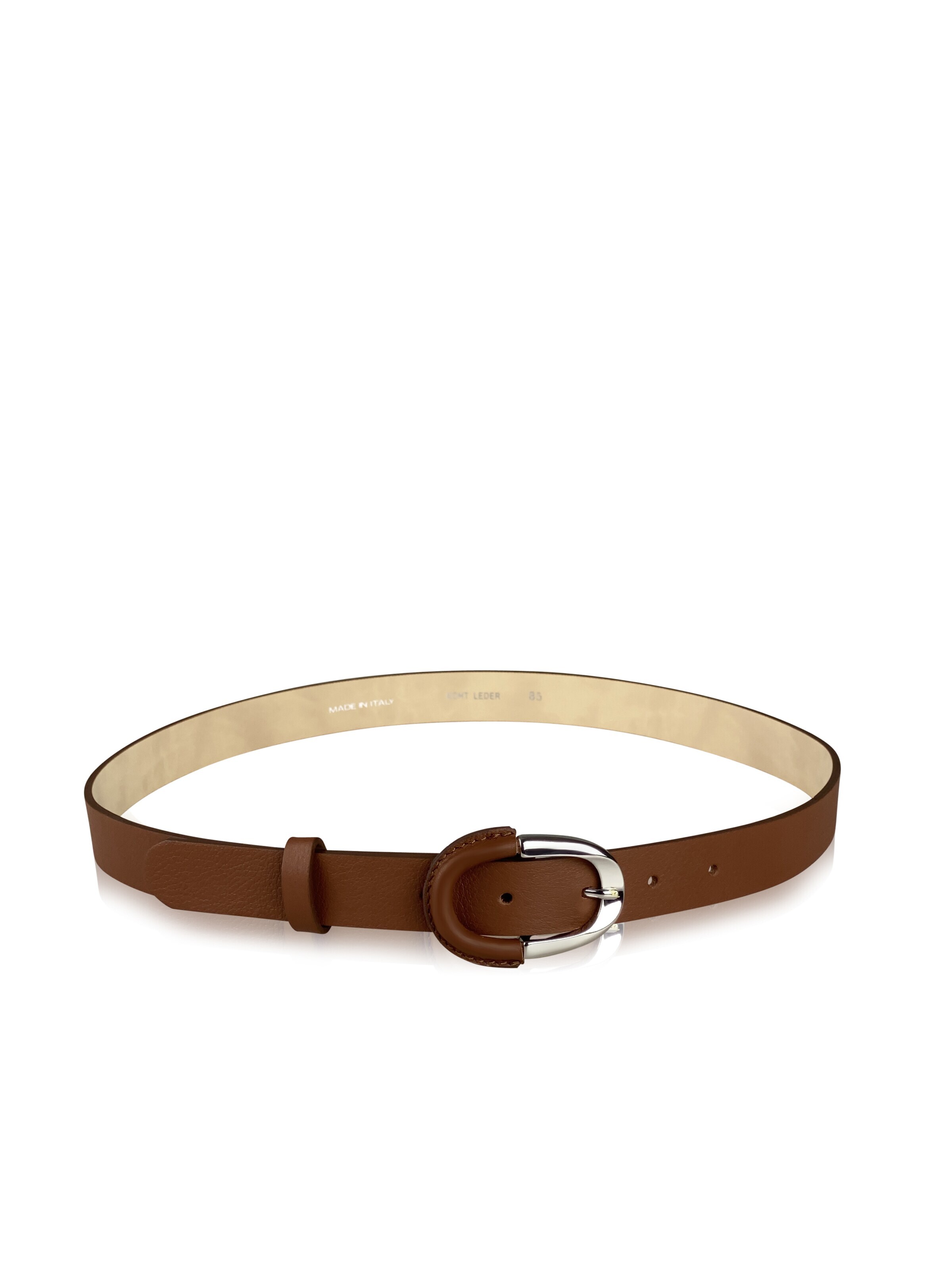 COLLEZIONE ALESSANDRO Gürtel 'Loreen'‌‌‌‌‌‌‌‌‌ in Braun: Vorderseite