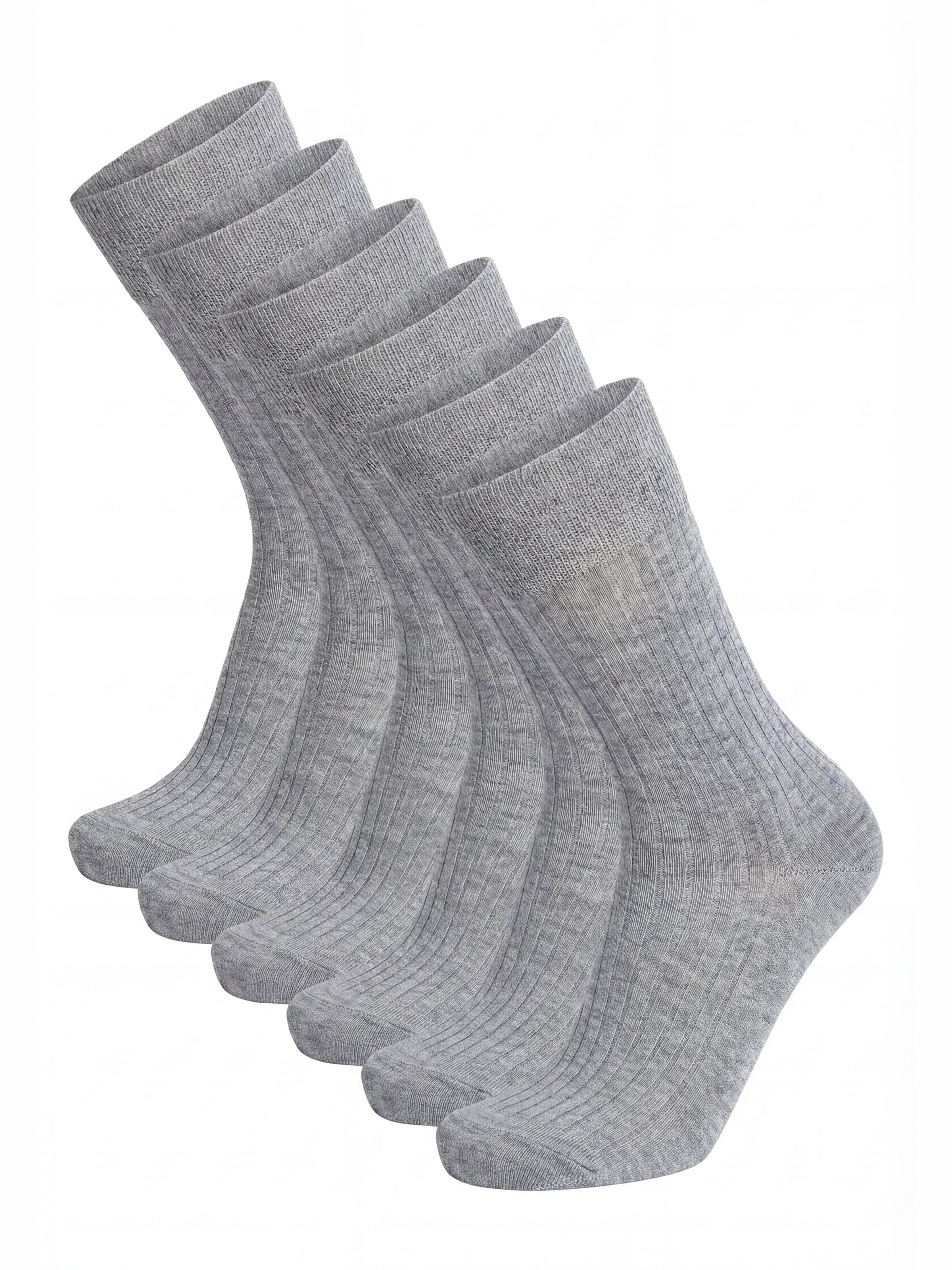 Ciocca Socks in Grey: front