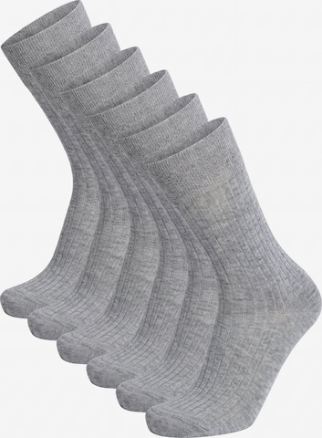 Ciocca Socken in Grau: Vorderseite