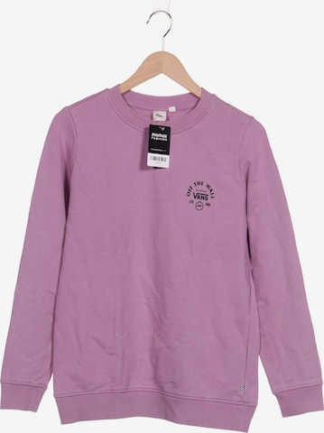 VANS Sweatshirt & Zip-Up Hoodie in M in Purple: front