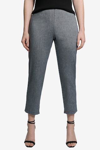 Coupe slim Pantalon Ulla Popken en gris : devant