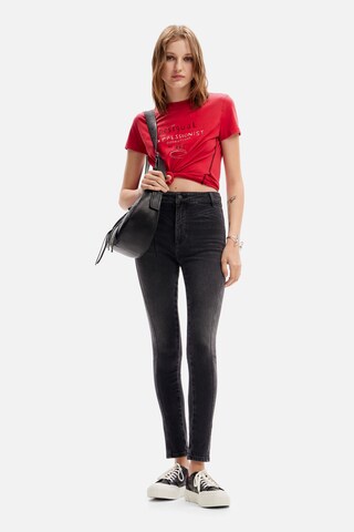 Desigual Slimfit Jeans in Zwart