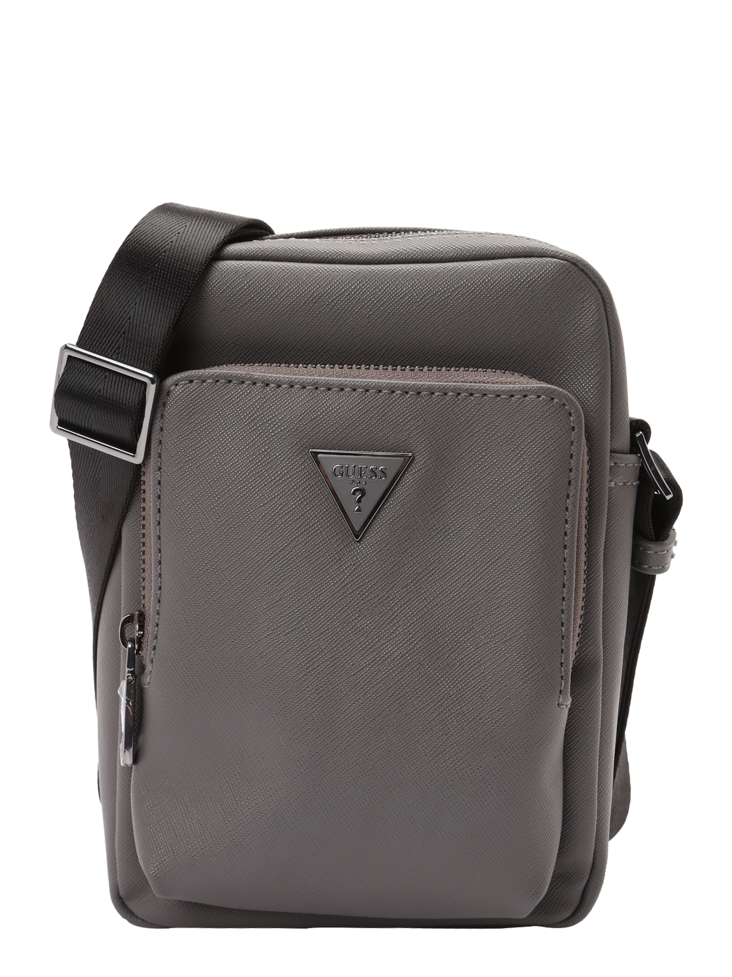 GUESS Torba za čez ramo 'MILANO' | siva barva: sprednja stran