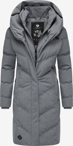 Ragwear Winter Coat 'Natalka' in Grey: front