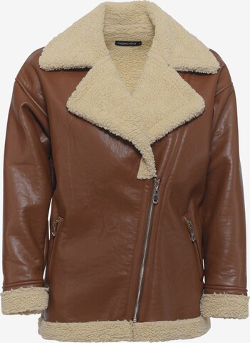 FRESHLIONS Winter Jacket 'Ella' in Brown: front