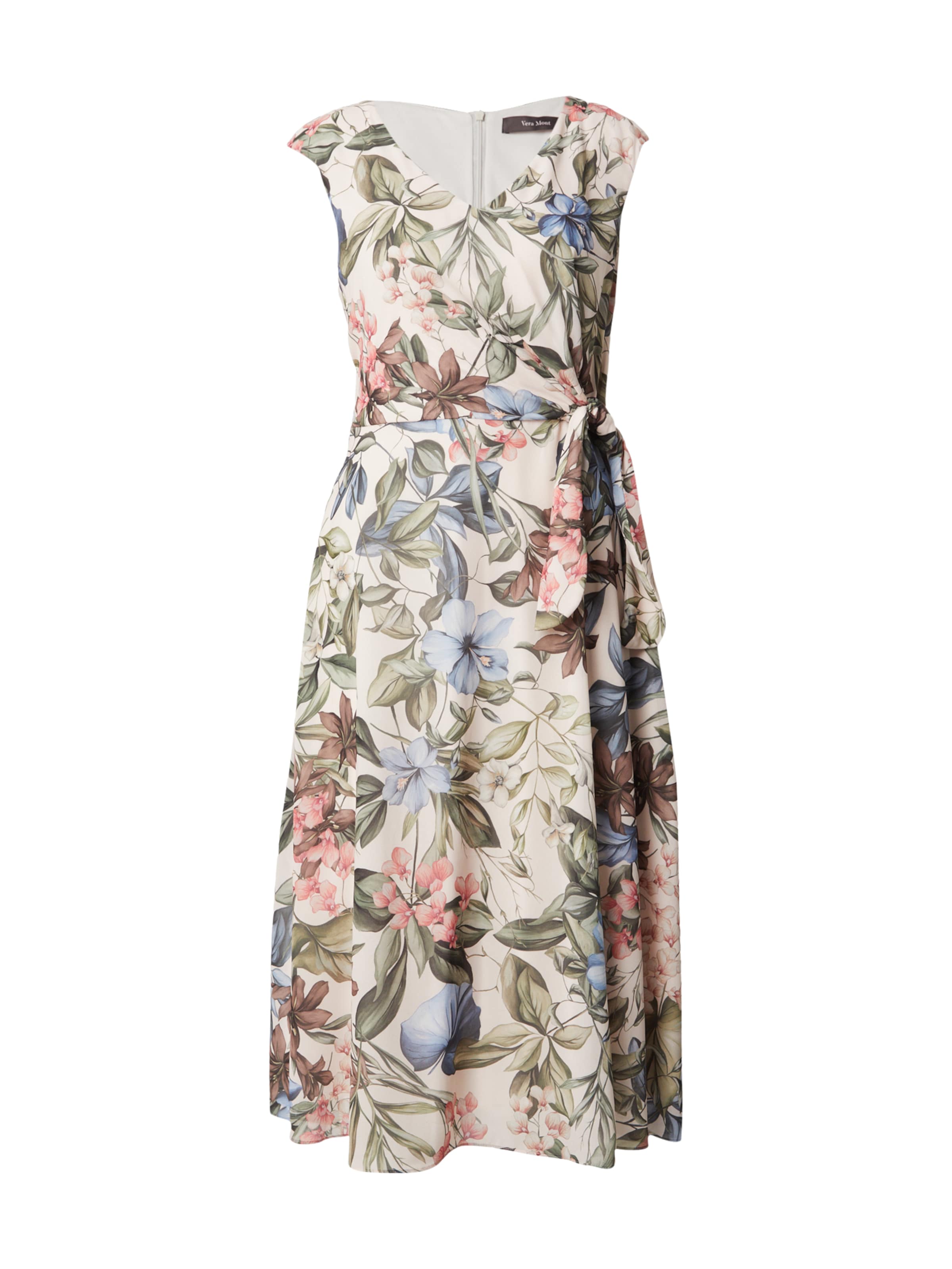 Vera Mont - Vestido en verde: frente
