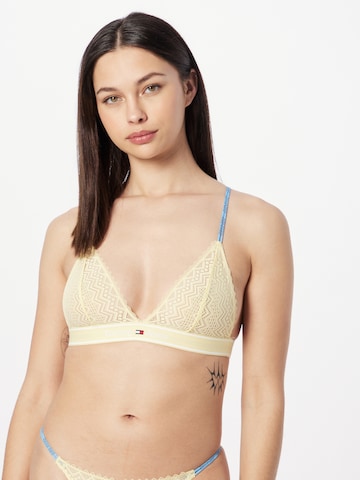 Triangle Soutien-gorge Tommy Jeans en jaune : devant