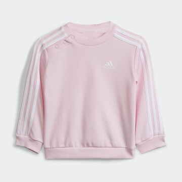 ADIDAS SPORTSWEAR Trainingsanzug 'Essentials' in Grau