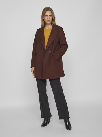 VILA Between-Seasons Coat in Brown