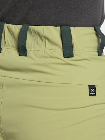 Haglöfs Slim fit Outdoor Pants 'Lite Relaxed' in Green