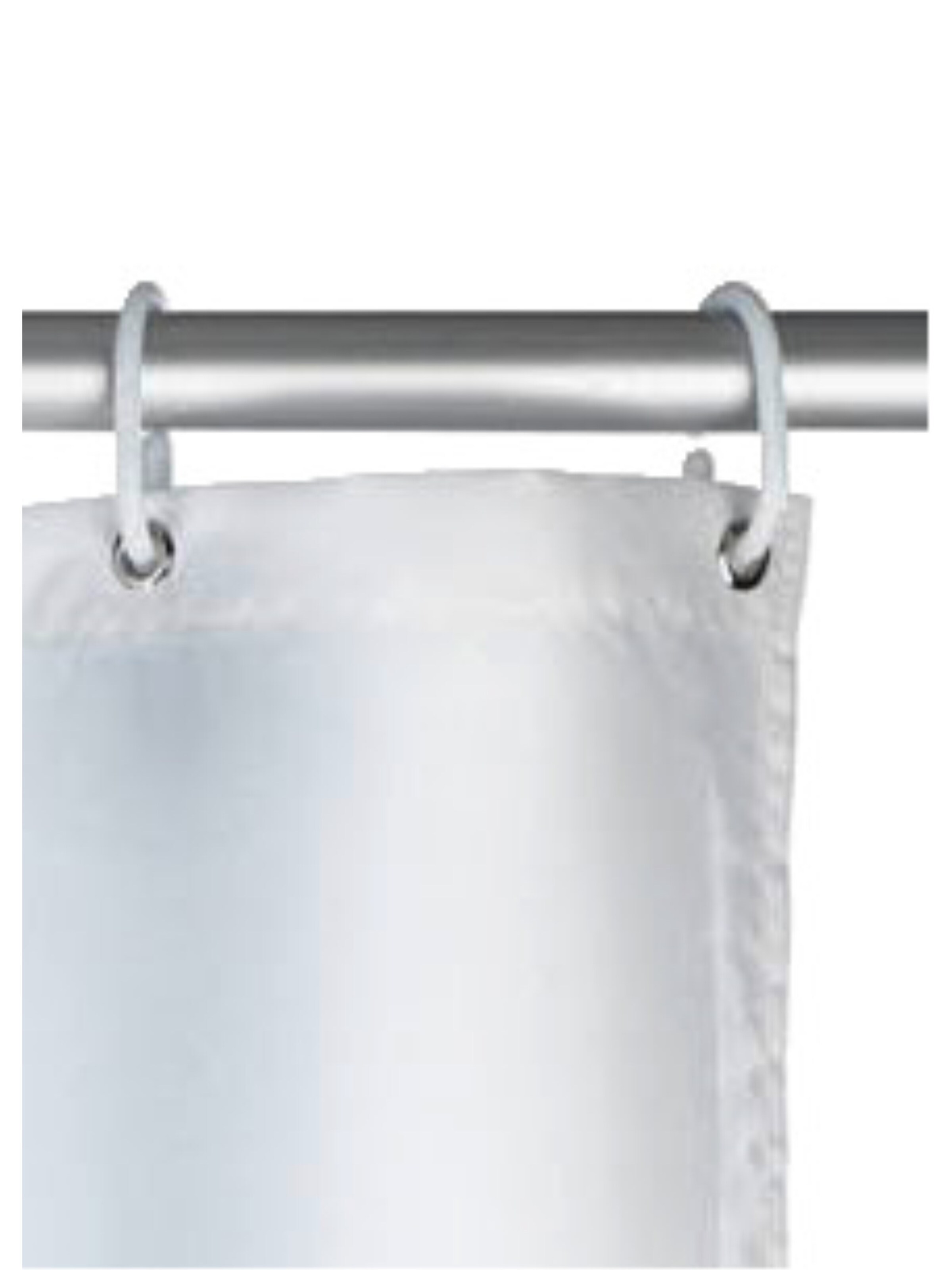 Wenko Duschvorhang in Weiß