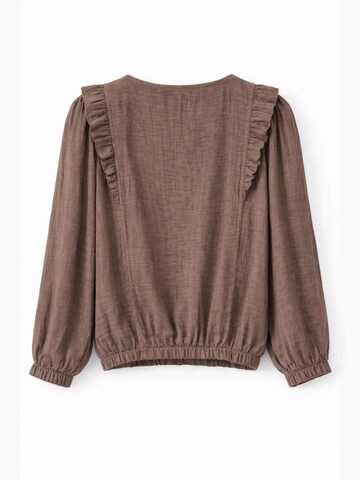 Camicia da donna 'Blusen' di MixRay in marrone
