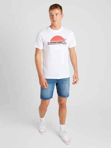 balts G-Star RAW T-Krekls 'Sunrise'