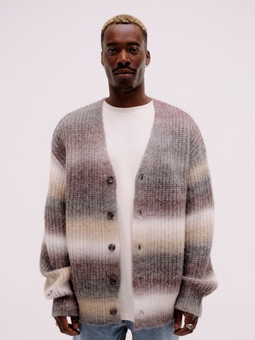 Pacemaker Knit Cardigan 'Henry' in Grey: front