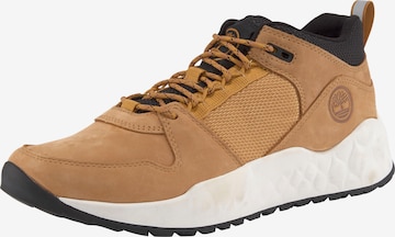 TIMBERLAND Lace-up shoe 'Solar Wave Low' in Brown: front