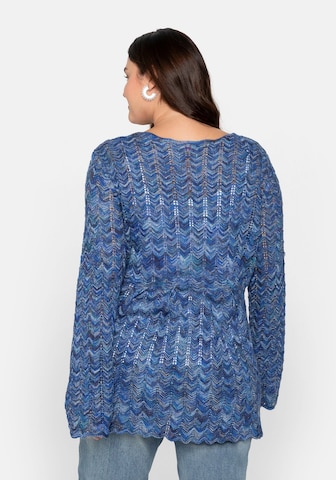 SHEEGO Strickjacke in Blau