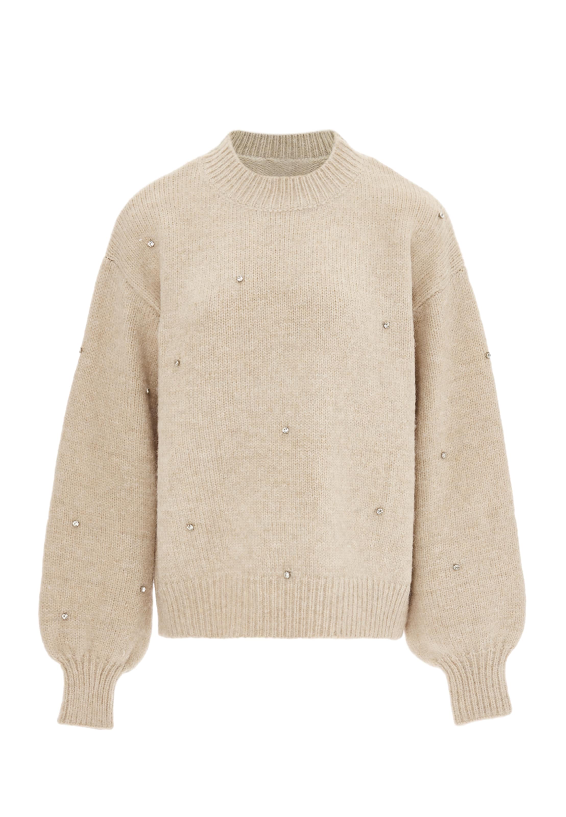 caissa - Pullover em bege: frente