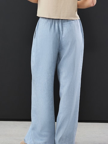 Next Wide Leg Hose in Blau