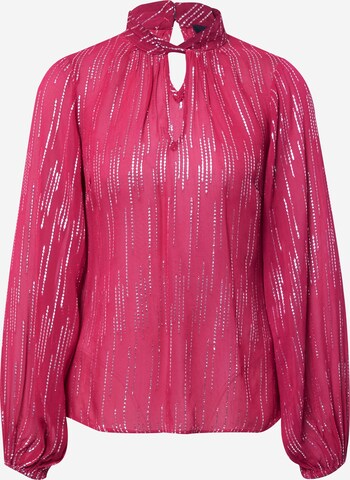 Wallis Blouse in Roze: voorkant