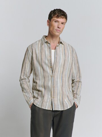 No Excess - Ajuste regular Camisa en azul: frente