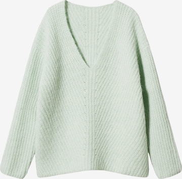 MANGO Pullover 'Casimira' i grøn: forside