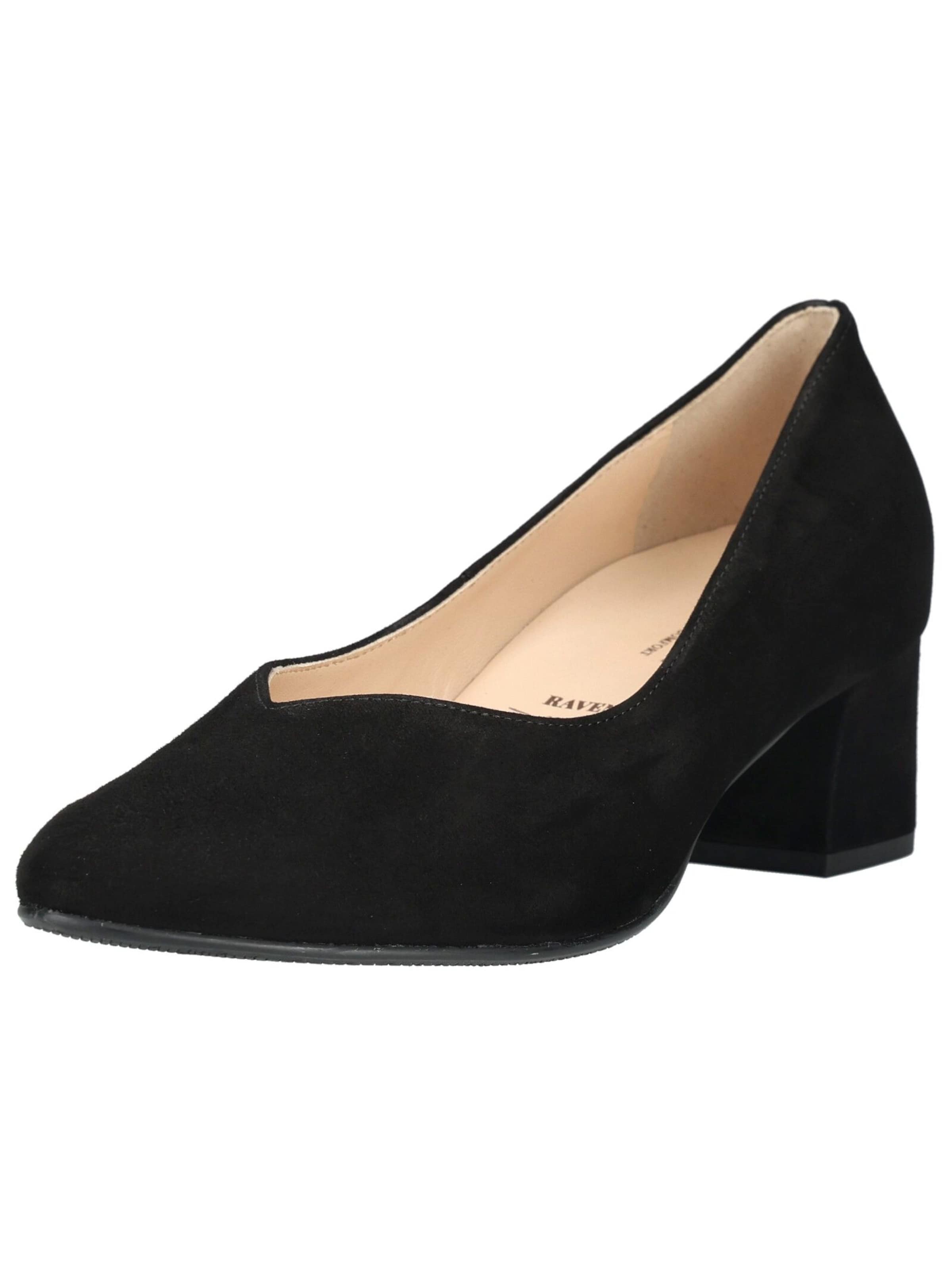 Escarpins HASSIA en noir : devant