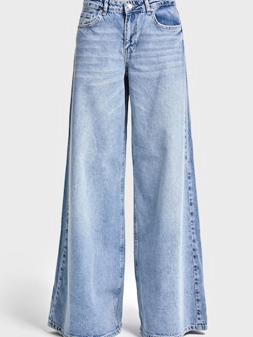 IT'S BASIC Wide leg Jeans 'Palazzo Mid Rise Jeans' in Blue