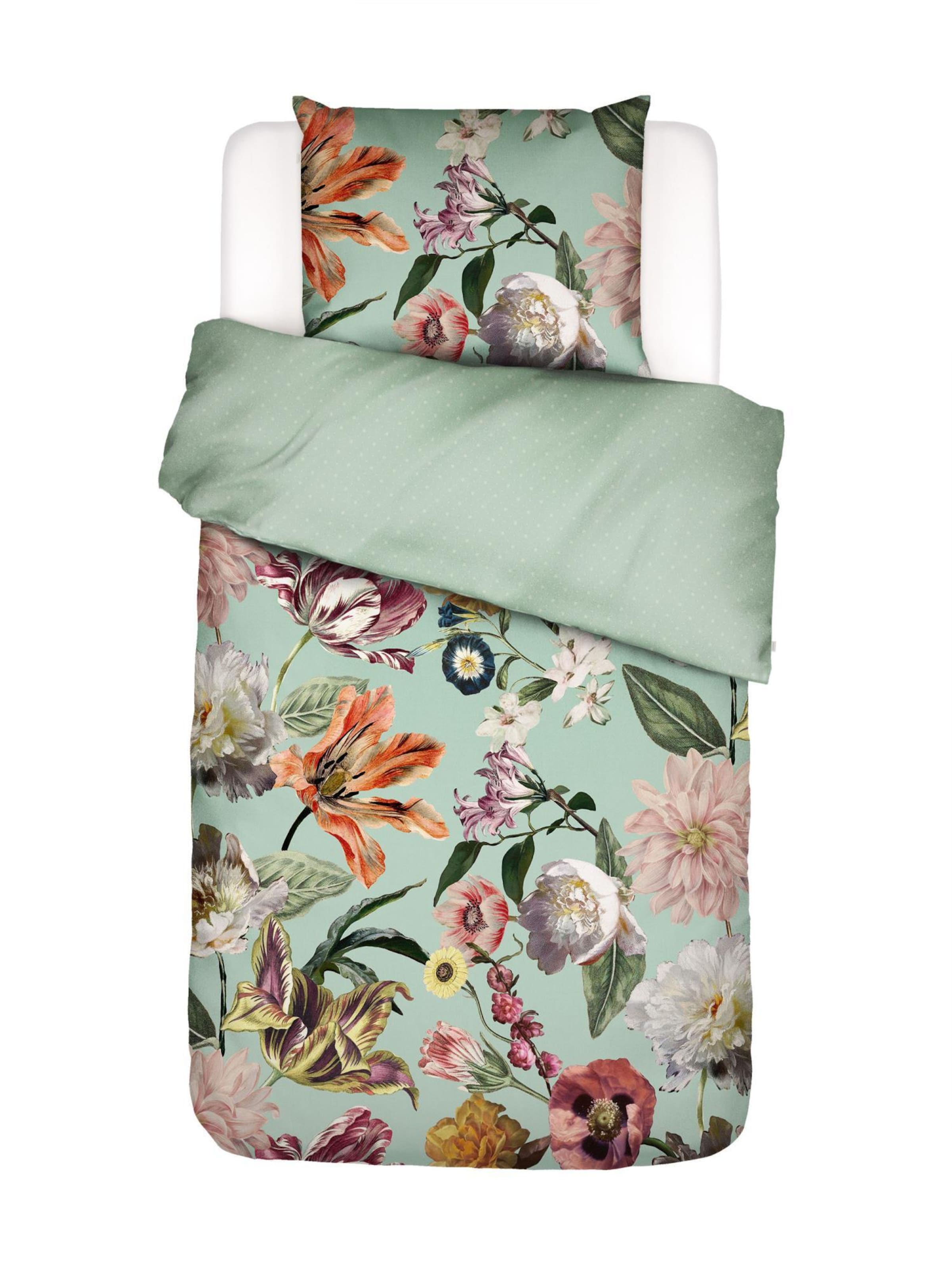 ESSENZA Bettwäsche 'Filou' in Grün: Vorderseite