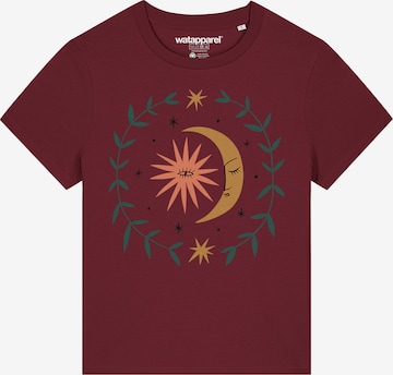 T-shirt 'Love And Flex' Watapparel en rouge : devant