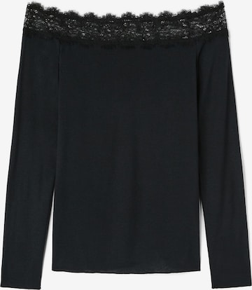 INTIMISSIMI Shirt in Black: front