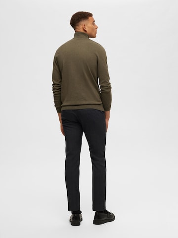 SELECTED HOMME Regular Fit Pullover 'Berg in Grün