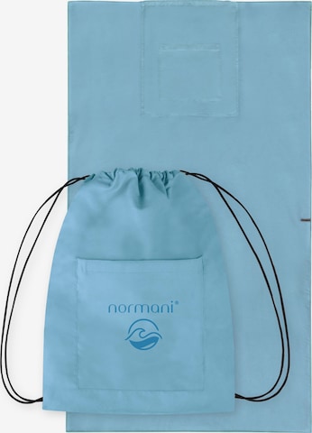 Serviette de plage normani en bleu : devant