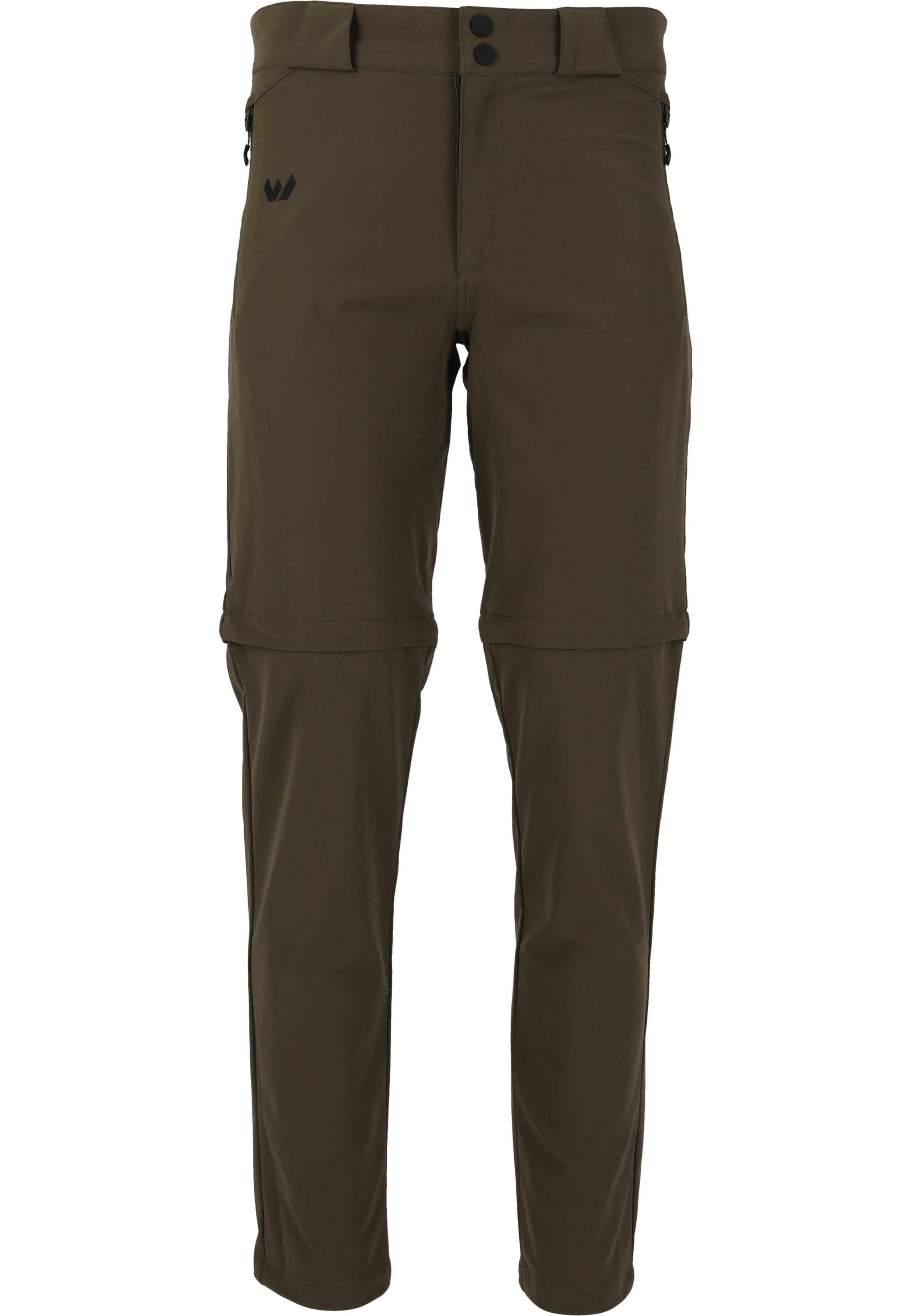 Whistler Regular Outdoorbroek 'Gerdi' in Bruin: voorkant
