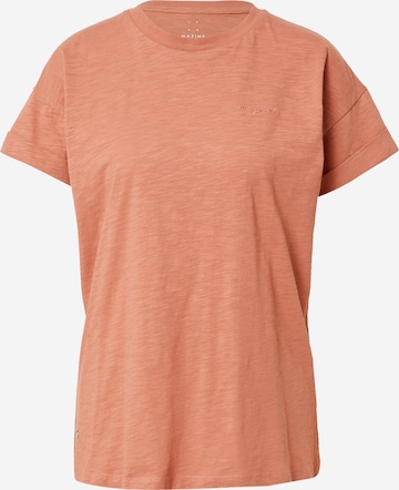 mazine Shirt 'Carlin Boyfriend' in Rood: voorkant