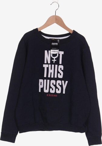 Supertrash Sweatshirt & Zip-Up Hoodie in M in Blue: front