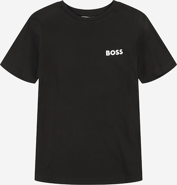 BOSS Kidswear T-shirt i svart: framsida