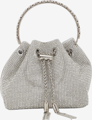 faina Pouch in Silver: front