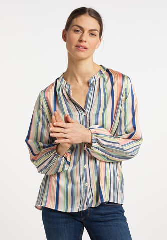 usha BLUE LABEL Blouse in Gemengde kleuren: voorkant