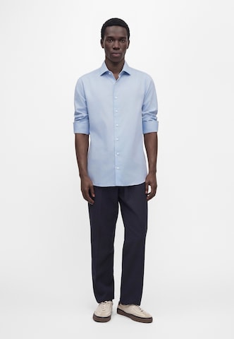 Slim fit Camicia 'DOBBY' di Michael Kors in blu