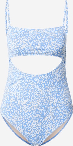 Cotton On Body T-shirt Swimsuit in Blue: front