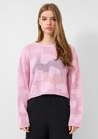 QS Sweater in Pink: front