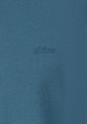 s.Oliver Men Big Sizes T-Shirt in Blau: Vorderseite