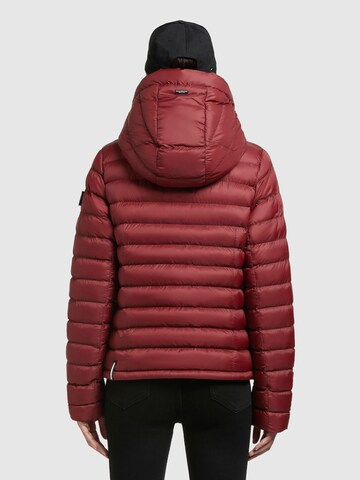 khujo - Chaqueta de invierno 'Lona shine' en rojo
