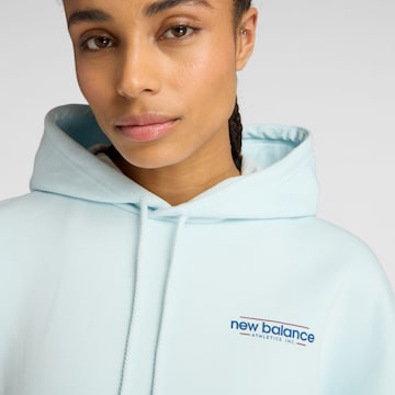 new balance Sweatshirt in Blauw