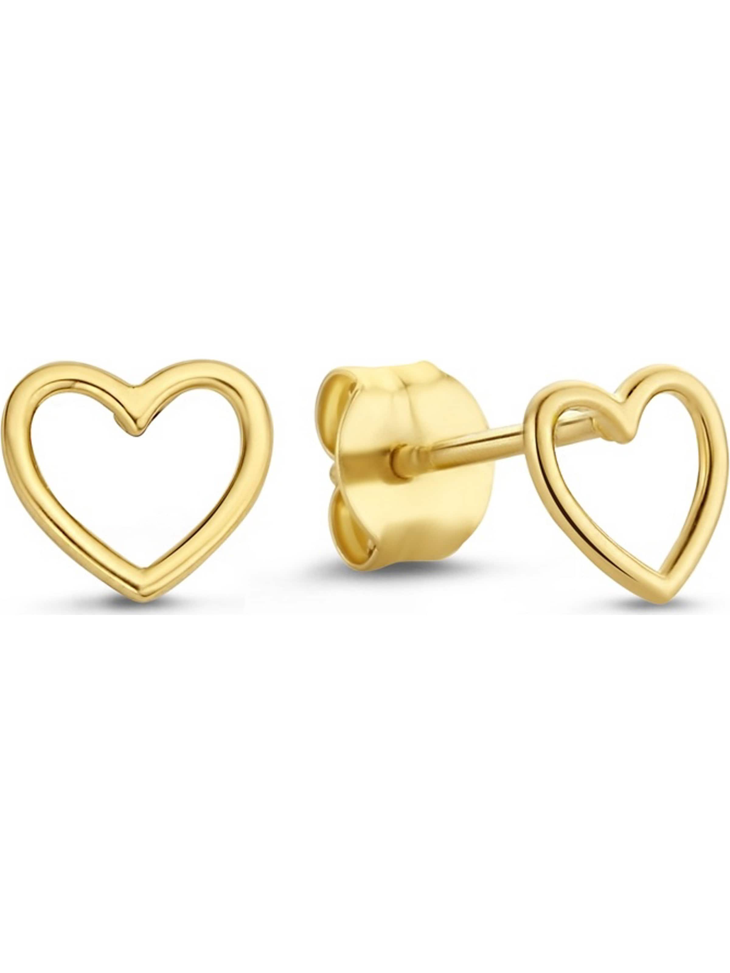 Boucles d'oreilles Isabel Bernard en or : devant