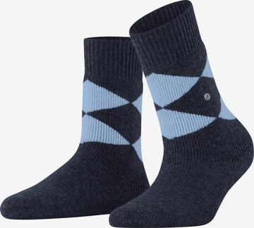 BURLINGTON Socken 'Cosy Argyle' in Blau: Vorderseite
