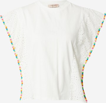 Twinset - Blusa en blanco: frente