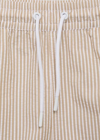MANGO MAN Swim Trunks 'Seer' in Beige