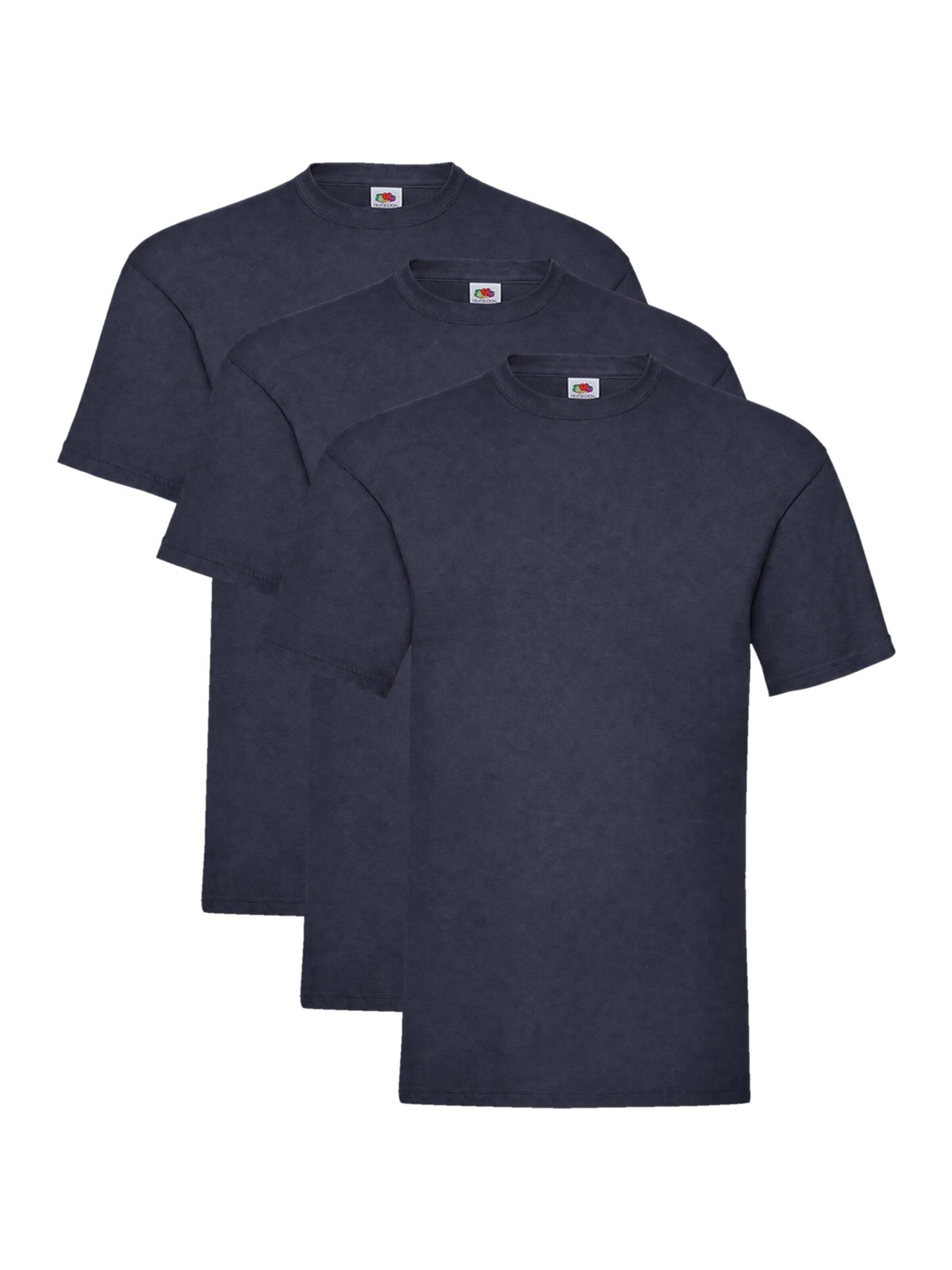 FRUIT OF THE LOOM Shirt 'T-shirt 3-pack' in Blue: front