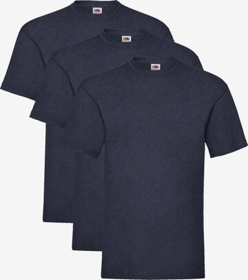 FRUIT OF THE LOOM Shirt 'T-shirt 3-pack' in Blue: front